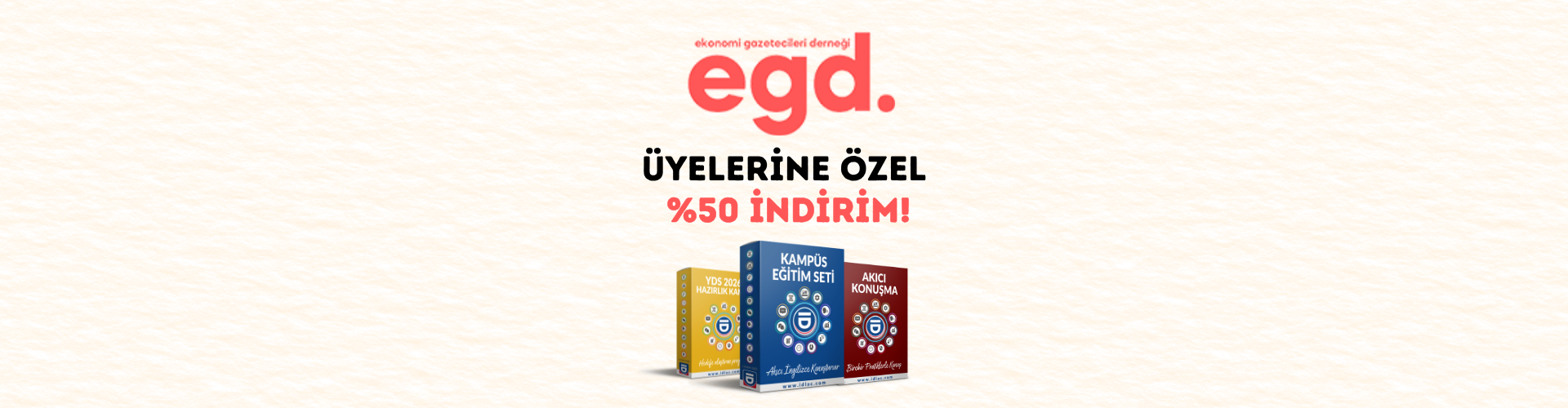 EGD üyeleri İngilizceyi %50 indirimli öğrenecek