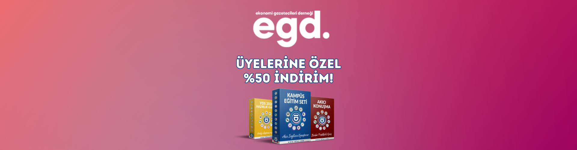 EGD üyeleri İngilizceyi %50 indirimli öğrenecek